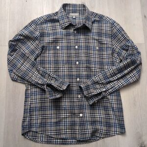 Ash & Erie Shirt Mens Size Medium Multi Color Plaid Long Sleeve Ash Erie Buton